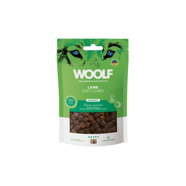Woolf Lam i bl�de tern, 100g