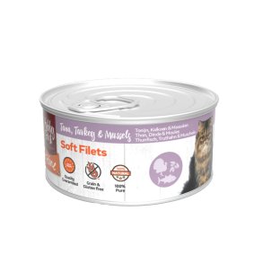 Feline Blde Fileter Tun & Kalkun & Muslinger, 70g