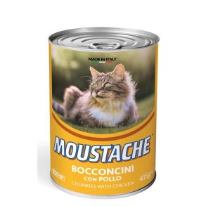 Moustache Dsemad til kat med kylling 415 g