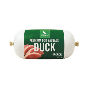 Natural Premium Dog Sausage  Duck 800 g (Trningsplse)