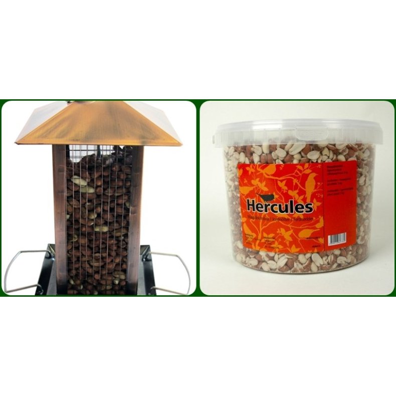 Foderdispenser Kobber  + 5 kg. Ndder