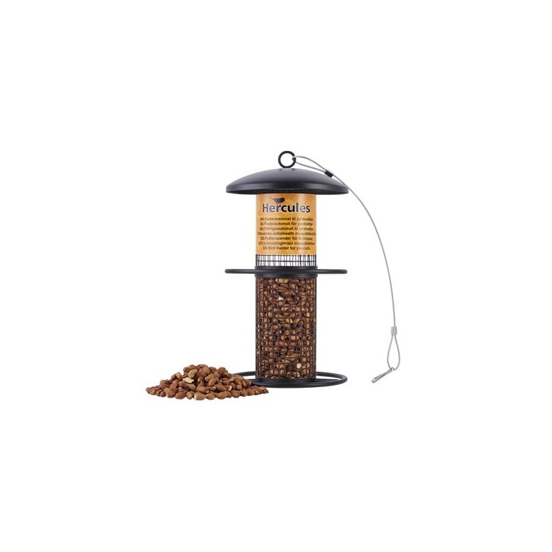 Fuglefoderhus t.jordndder 14H26 sort metal