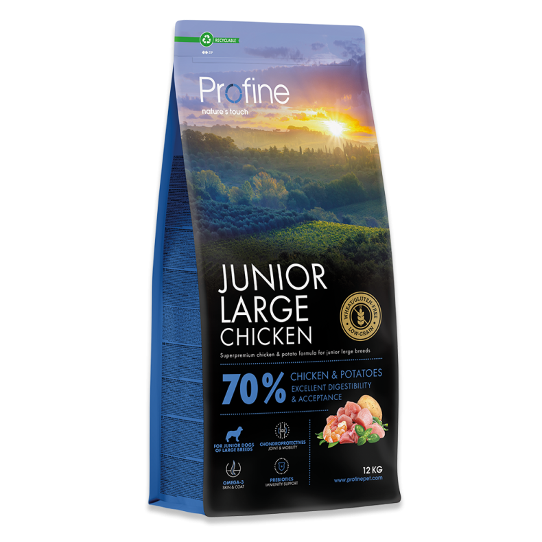 Junior Large Breed Kylling 12 kg. 