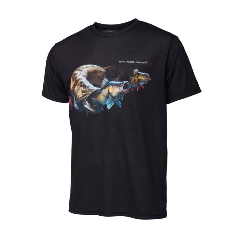 Savage Gear Cannibal T-shirt SORT