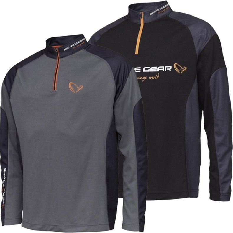 SAVAGE GEAR TOURNAMENT SHIRT &frac12; ZIP