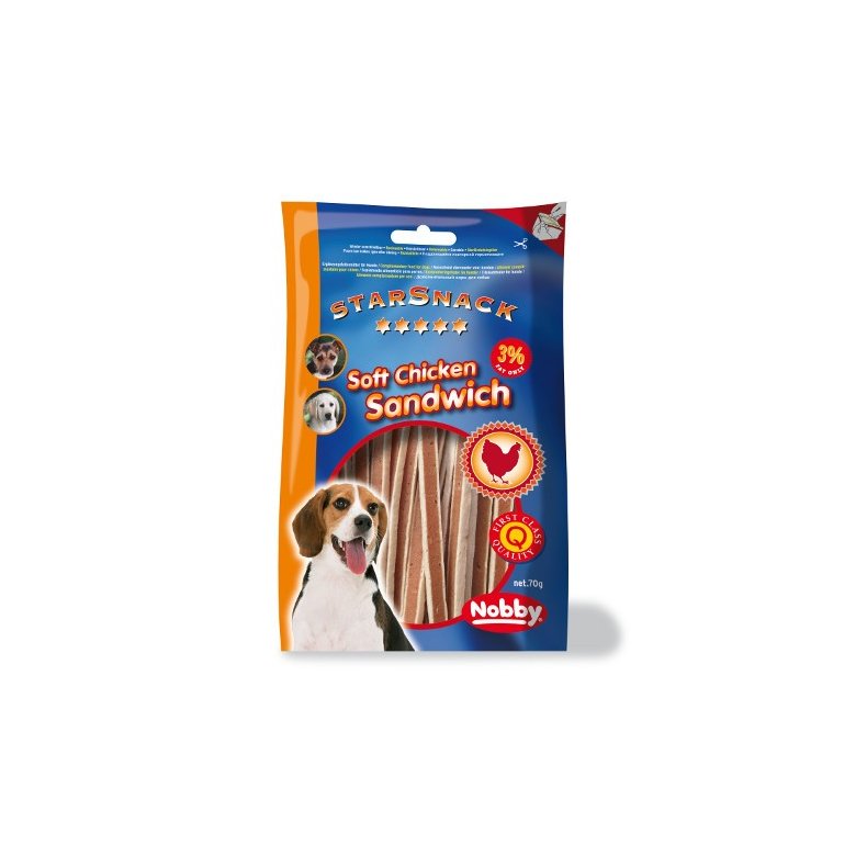 STARSNACK Soft Chicken Sandwich, 70 g