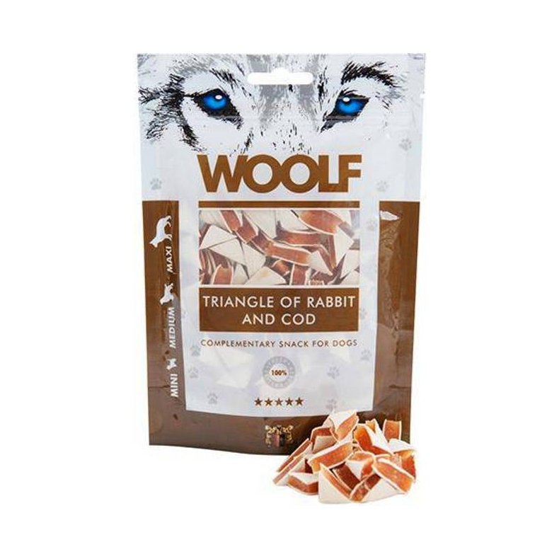Woolf Kanin &amp; TorskTriangle 100g